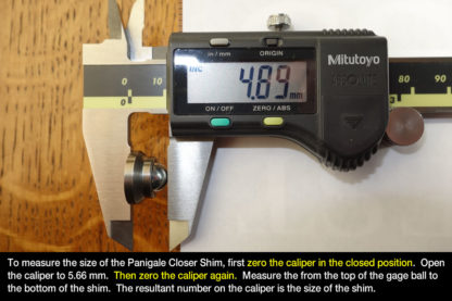 How to measure a Panigale closer shim